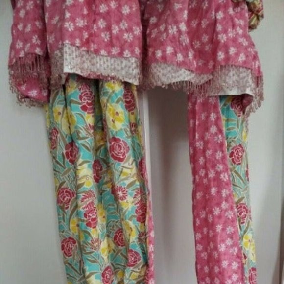 SOLD Custom Beaded Princess Drapes and Canopy - Picture 4 of 8